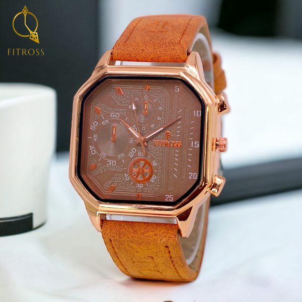 Fitros Square Strap Gents Watch