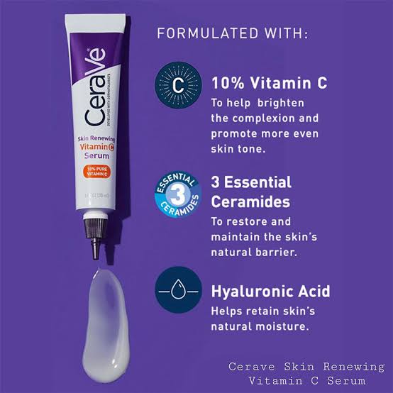 Cerave Vitamin C Serum Brighten And Enhance Your Complexion (1 Ounce / 30ml)