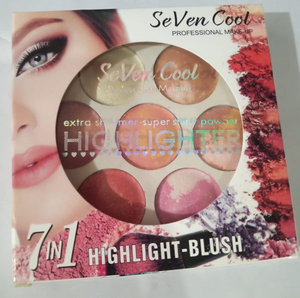 (pack Of 2) Seven Cool Blush & 2 In 1 Mascara Liner Deal