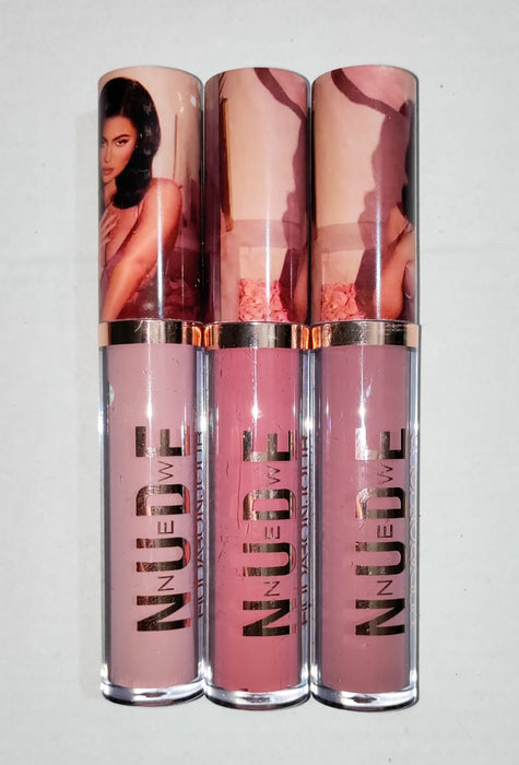 Pack Of 3 Matte Lipgloss