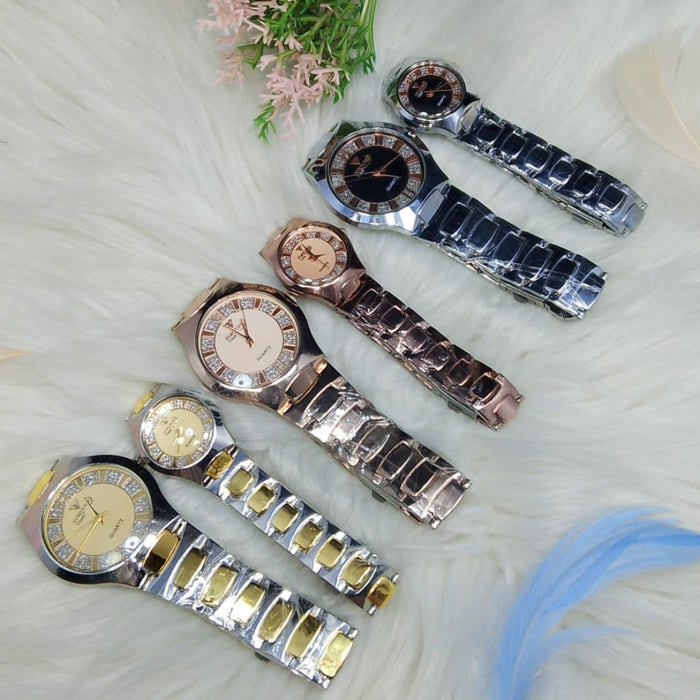 Luxury Stainless Fortune Time Couple Watches