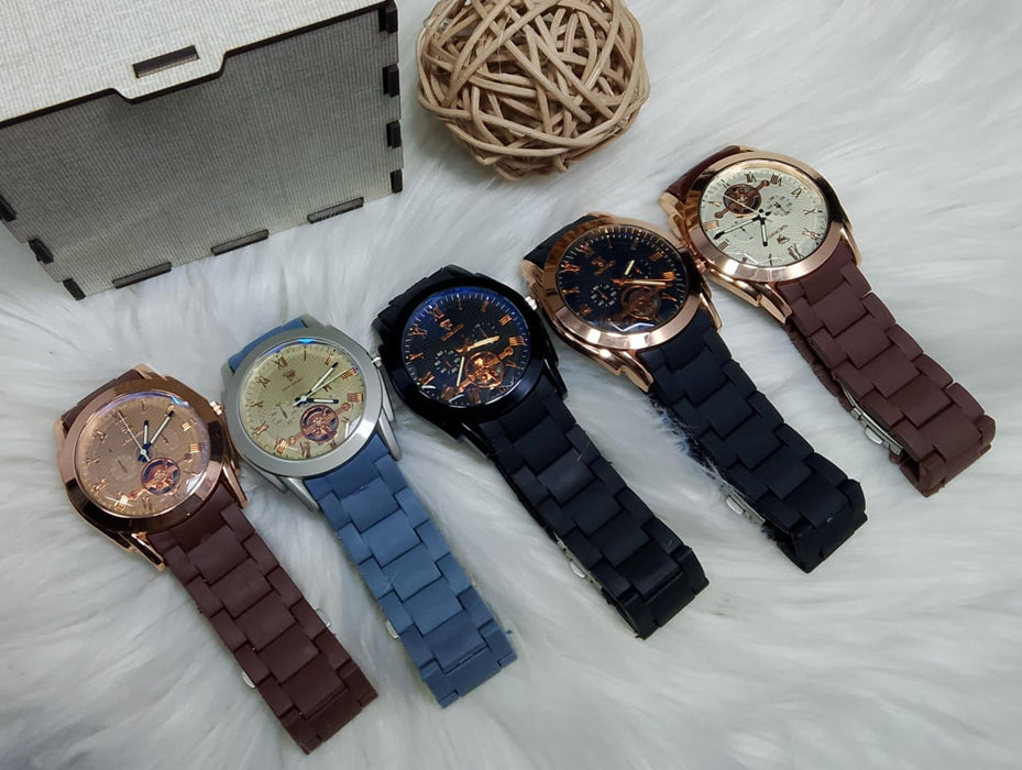 (without Box ) Luxury Stainless Fortune Time Couple Watches