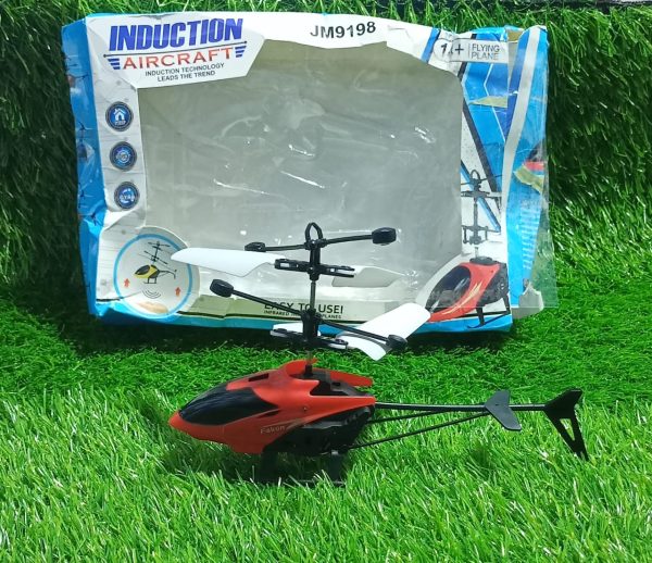 Rechargeable Flying Hand Sensor Control Helicopter | Sensing Flight With Lights, Remote-controlled Aircraft, Withstanding Impact And Playing