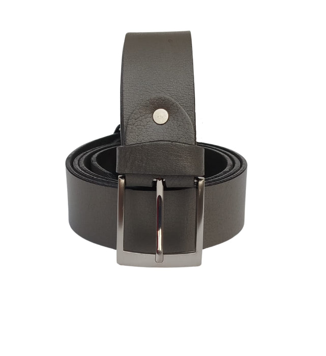 Men Buffalo Leather Belt Grey Color | Waist Belt For Boys & Mens (grey)