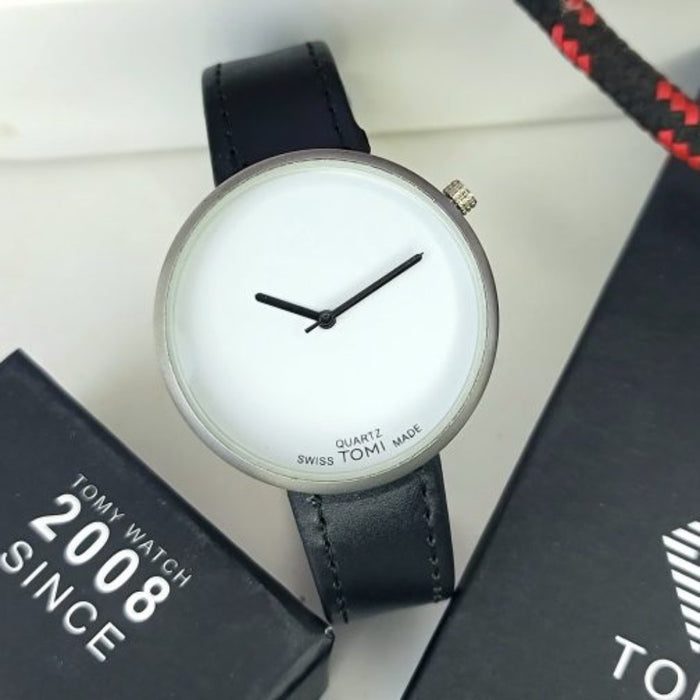 Tomi Stylish Watch For Boys And Girls Leather Strap