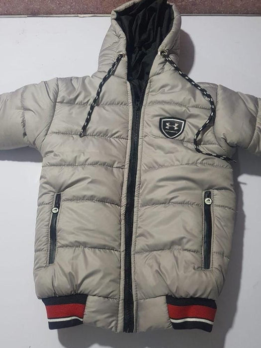 1 pc Boy's Stiched Polyster Quitted Plain Puffer Jacket