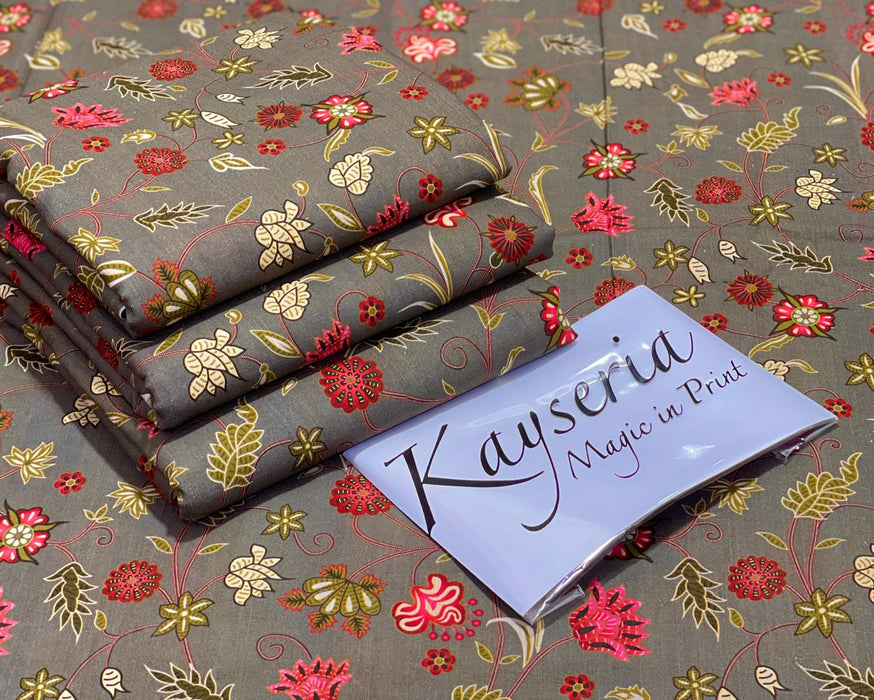 Kayseria-Khaddar-Allover 2PC Khaddar Collection