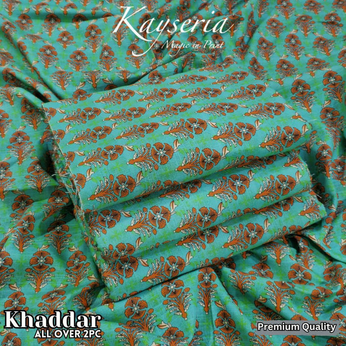 Kayseria-Khaddar-Allover 2PC Khaddar Collection