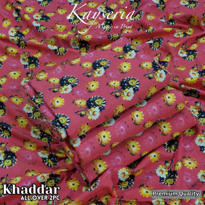 Kayseria-Khaddar-Allover 2PC Khaddar Collection