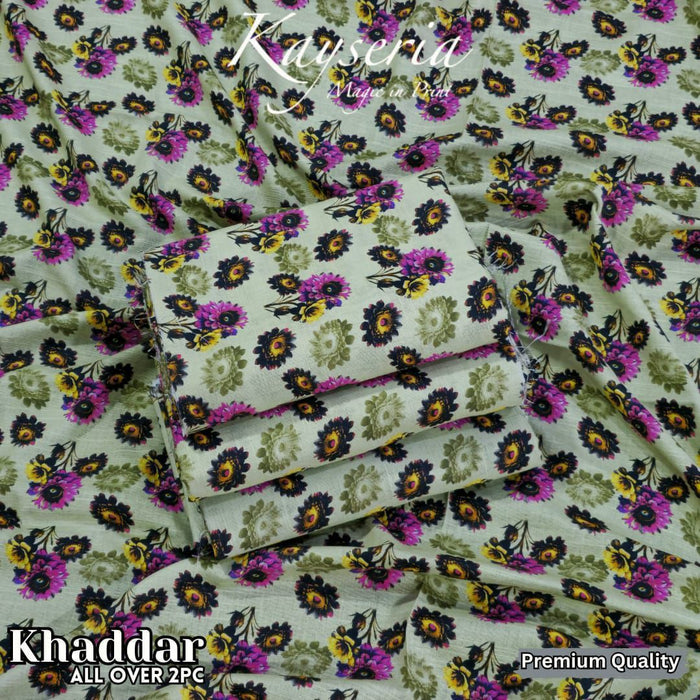 Kayseria-Khaddar-Allover 2PC Khaddar Collection