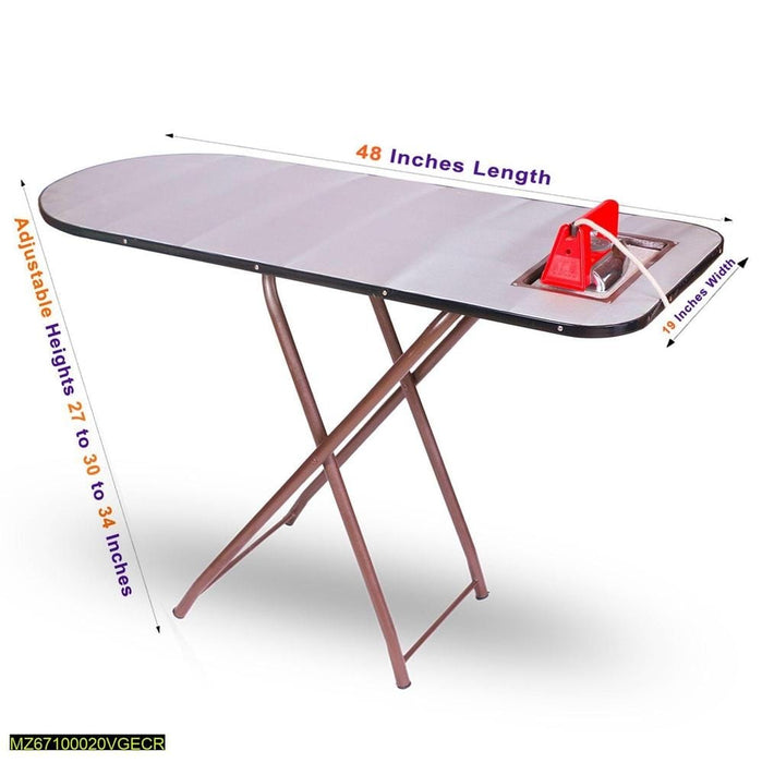 1 Pc Foldable And Adjustable Iron Table Stand