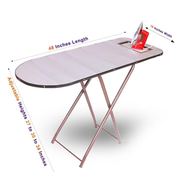 1 Pc Foldable And Adjustable Iron Table Stand