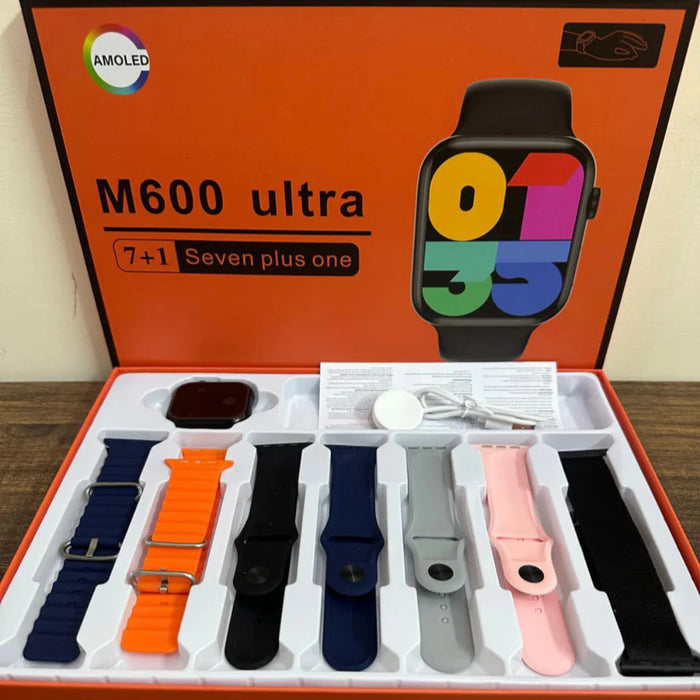 M600 Ultra Watch 7+1 AMOLED Screen Smartwatch