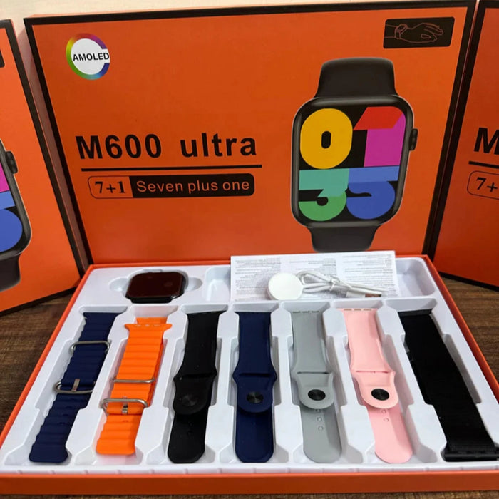 M600 Ultra Watch 7+1 AMOLED Screen Smartwatch