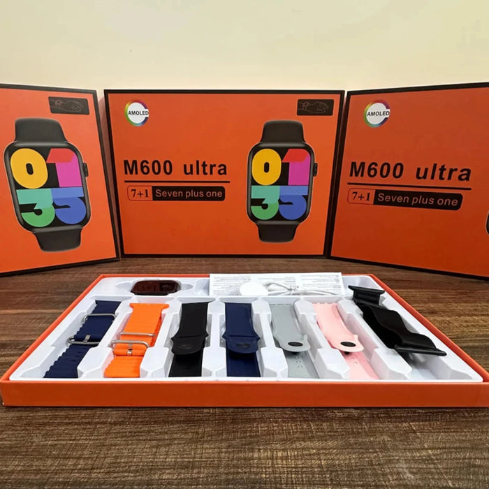 M600 Ultra Watch 7+1 AMOLED Screen Smartwatch