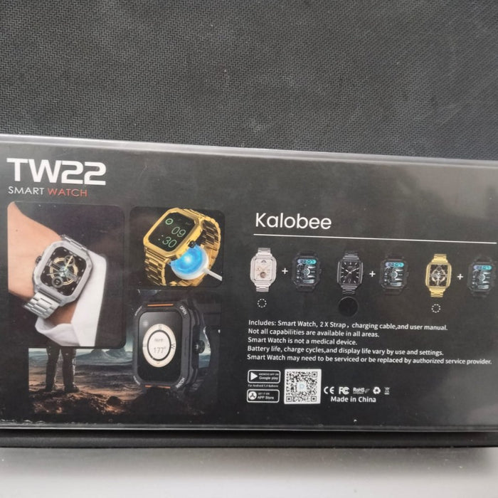 TW22 Smartwatch Double Case Health Monitoring