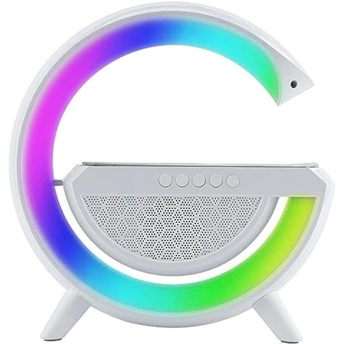 BT-2301 Wireless Phone Charger Bluetooth Speaker With RGB Lighting, FM Radio