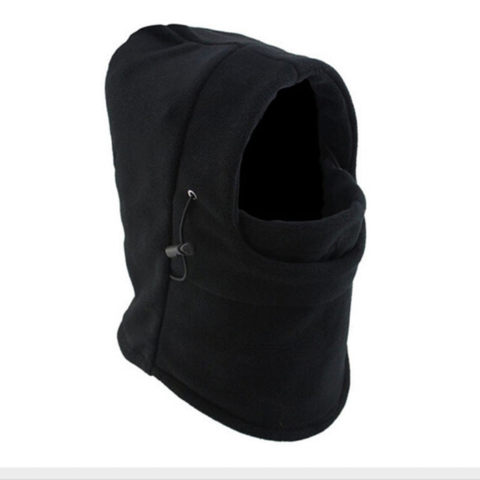 Pack Of 2 Pcs 6 In 1 Unisex Winter Fleece Thermal Balaclava Ski Snood Hood Neck Warmer Hats