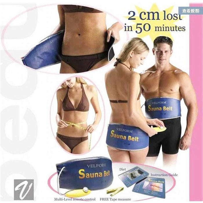 Sauna Belt For Weight Loss Fat Burner Anti Cellulite Body Heating Slimming Belt