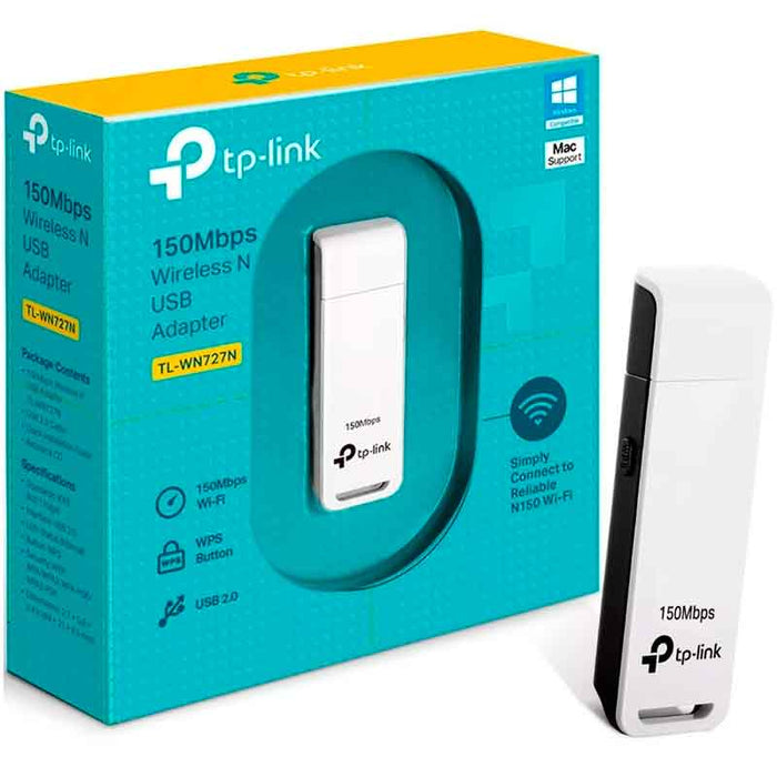 Tp-Link TL-WN727N 150Mbps Wireless USB Adapter