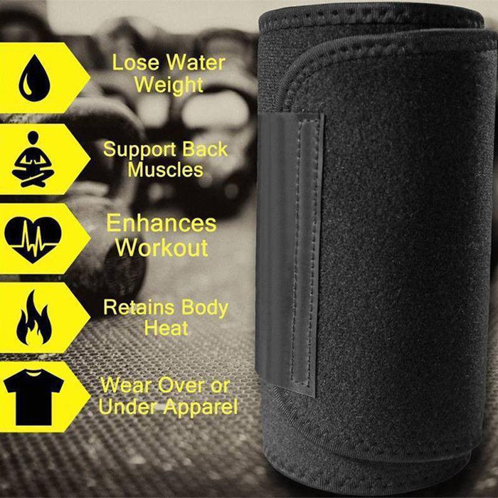 Unisex Sweat Belt Waist Trimmer Shapers Waist Trainer Corset Shapewear Walking Jogging Control Body