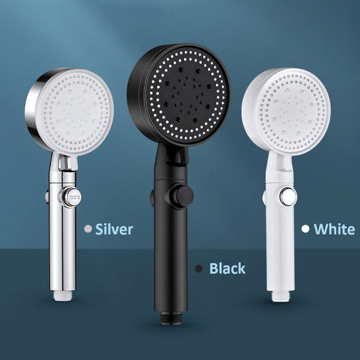 4-In-1 Multi-Functional High-Pressure Shower Head Featuring Adjustable Water Flow And Pressure