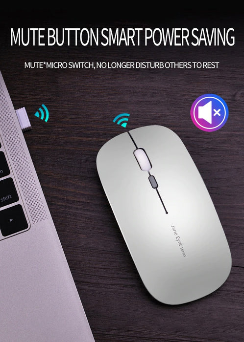 1600 DPI USB Optical Wireless Computer Mouse 2.4G Receiver Super Slim Mouse For PC Laptop