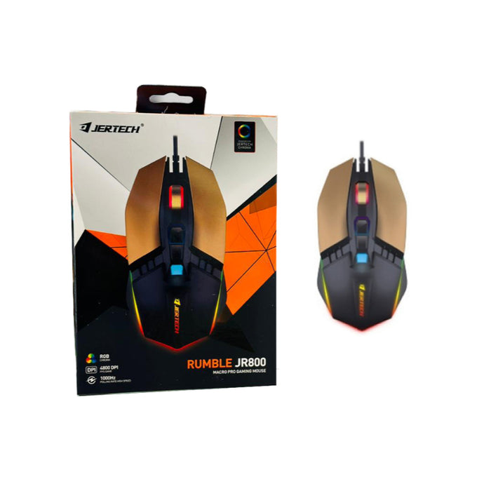 Rumble JR800 Macro Pro 4800 Dpi Wired Gaming Mouse