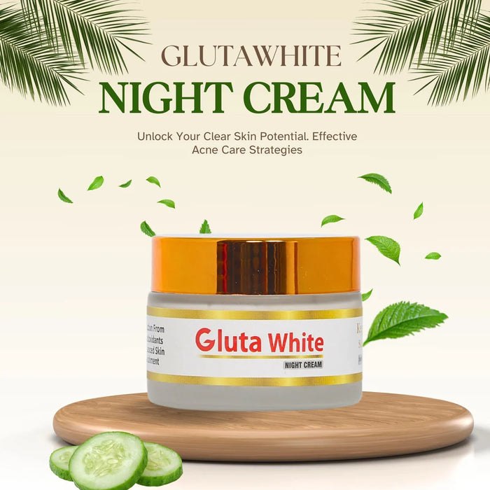 Gluta White Extreme Stronge Light Up And Anti-aging Night Cream (50 Gm)