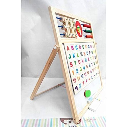 Educational Multipurpose Double-Sided Learning Magnetic Wooden Board