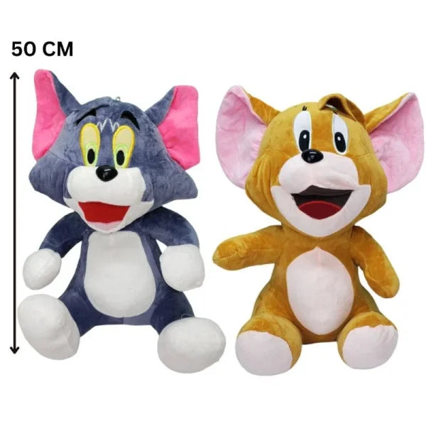 The Naughty Tom & The Clever Jerry Soft Stuffed Cat Mouse Plush Toy For Kids Boys & Girls – 30 / 50 Cm