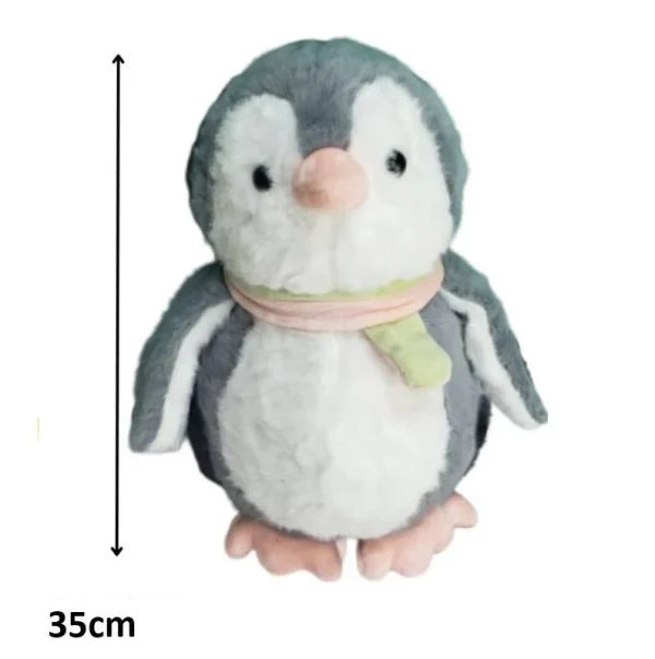 Scarf Penguin Plush Figure | Fluffy & Soft Stuffed Animal Penguin Plush Toy For Kids – 35 Cm