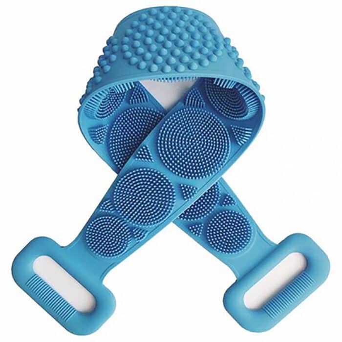 Silicone Body Scrubber Back Massage Exfoliating Sponge Bathroom Bath Brush