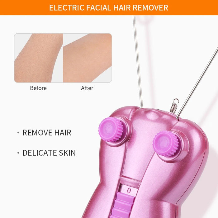 Facial Hair Remover Electric Epilator Threading Face Beauty Care Tool