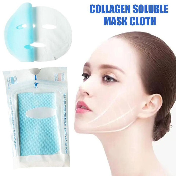 Collagen Soluble Mask Cloth | Anti-wrinkle Moisturizing Face And Lifting Mask