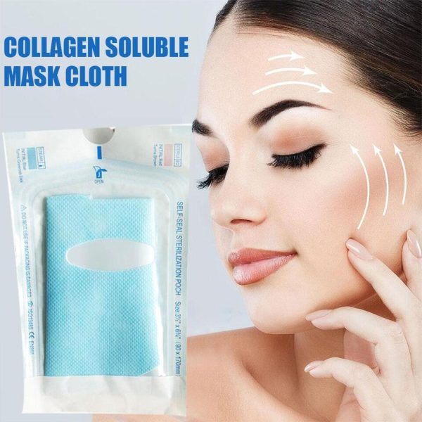 Collagen Soluble Mask Cloth | Anti-wrinkle Moisturizing Face And Lifting Mask