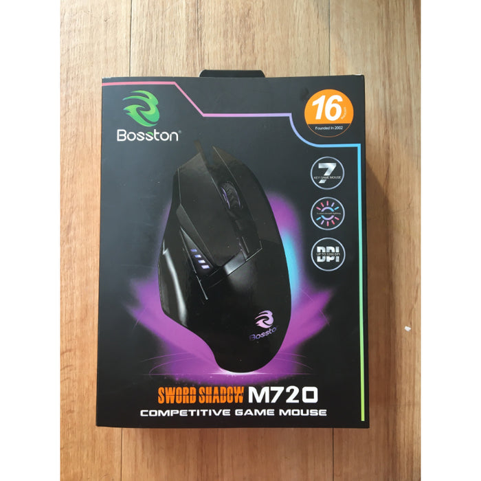 Shadow M720 3200DPI, 7 Buttons RGB Competitive Gaming Mouse