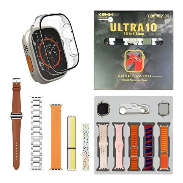 Ultra 10 Smart Watch 10 In 1 Straps