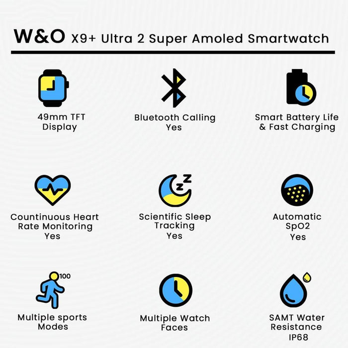 X9 + Ultra 2 Smart Watch