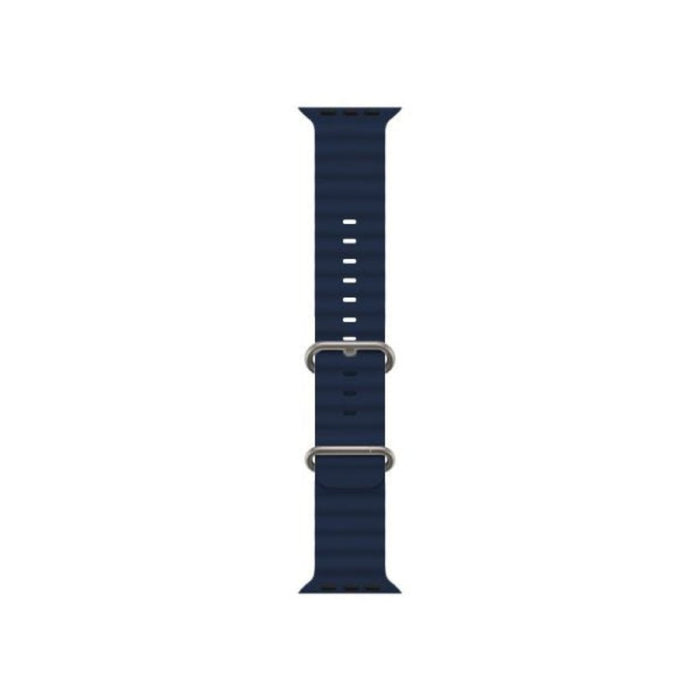 Silicone replacement strap for smartwatches