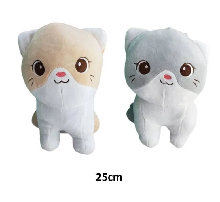 Cute Soft Cat Sitting Stuff Toy / Plush Toy | Cat Stuffed Animals – 25 Cm (random Color)